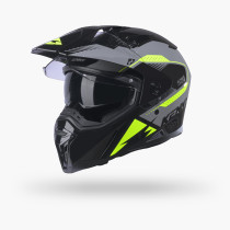 Casque cross Kenny 2027 Extreme Graphic - Neon Yellow 2