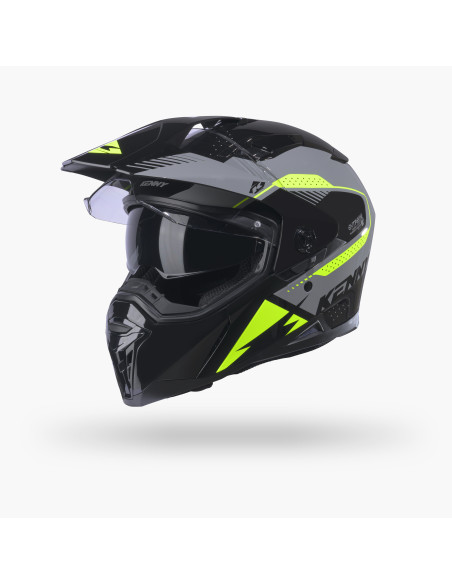 Casque cross Kenny 2027 Extreme Graphic - Neon Yellow