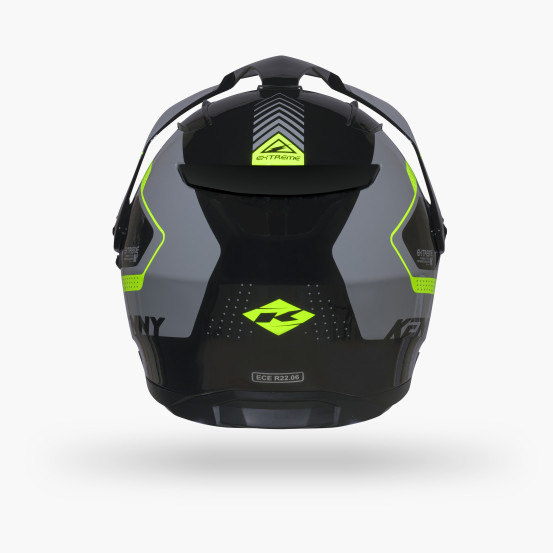 Casque cross Kenny 2027 Extreme Graphic - Neon Yellow
