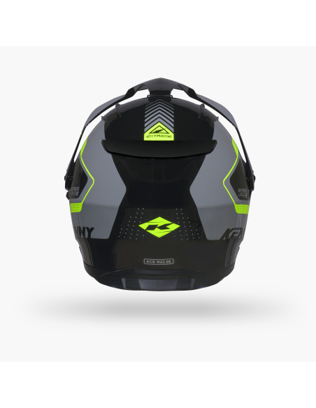 Casque cross Kenny 2027 Extreme Graphic - Neon Yellow