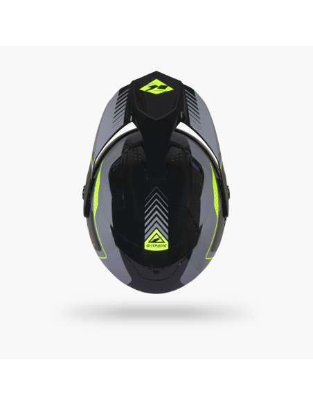 Casque cross Kenny 2027 Extreme Graphic - Neon Yellow