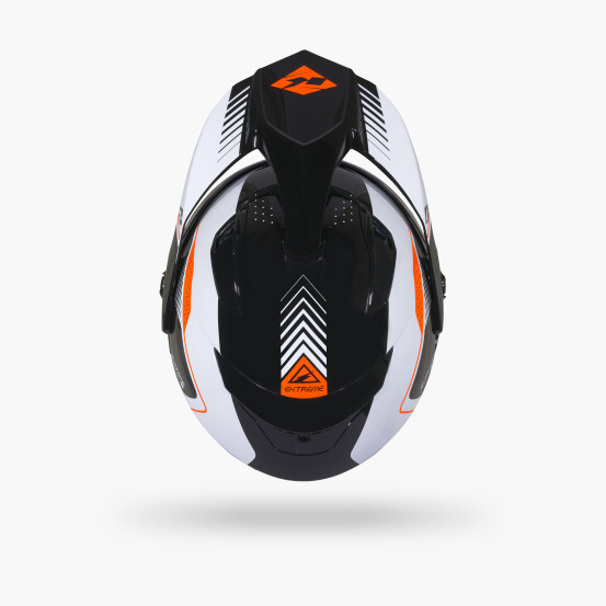Casque cross Kenny 2027 Extreme Graphic - Orange
