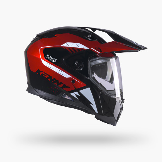 Casque cross Kenny 2027 Extreme Graphic - Red