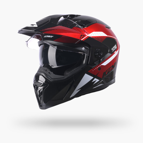 Casque cross Kenny 2027 Extreme Graphic - Red