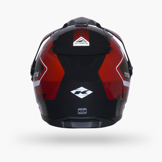 Casque cross Kenny 2027 Extreme Graphic - Red