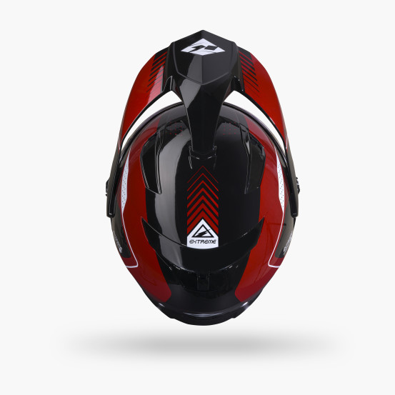 Casque cross Kenny 2027 Extreme Graphic - Red
