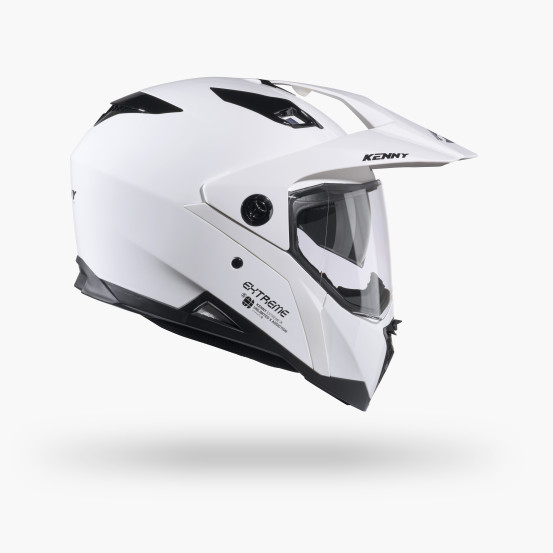 Casque cross Kenny 2027 Extreme Solid - White