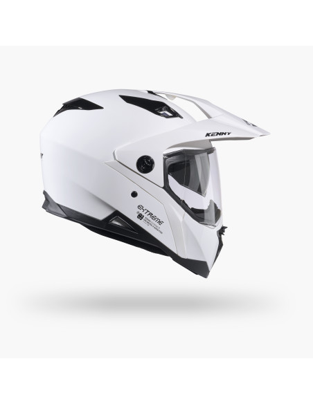 Casque cross Kenny 2027 Extreme Solid - White