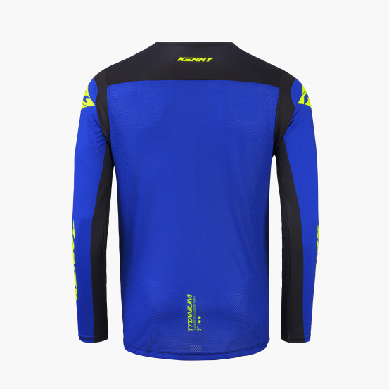 Maillot cross Kenny 2027 Titanium - Blue