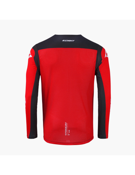 Maillot cross Kenny 2027 Titanium - Red