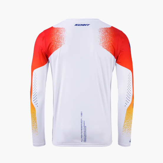 Maillot cross Kenny 2027 Track - Blast Orange White