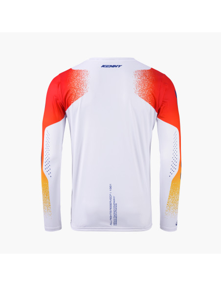 Maillot cross Kenny 2027 Track - Blast Orange White