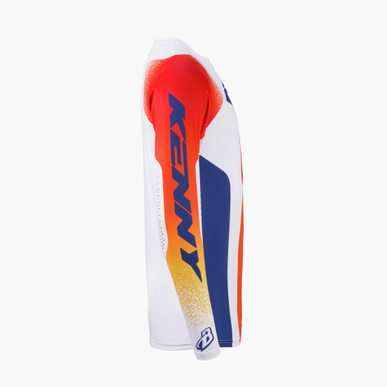 Maillot cross Kenny 2027 Track - Blast Orange White