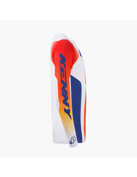 Maillot cross Kenny 2027 Track - Blast Orange White