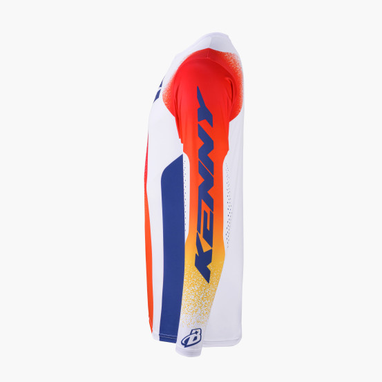 Maillot cross Kenny 2027 Track - Blast Orange White