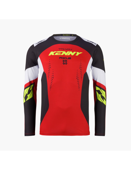 Maillot cross Kenny 2027 Track - Focus Red Neon