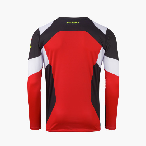 Maillot cross Kenny 2027 Track - Focus Red Neon
