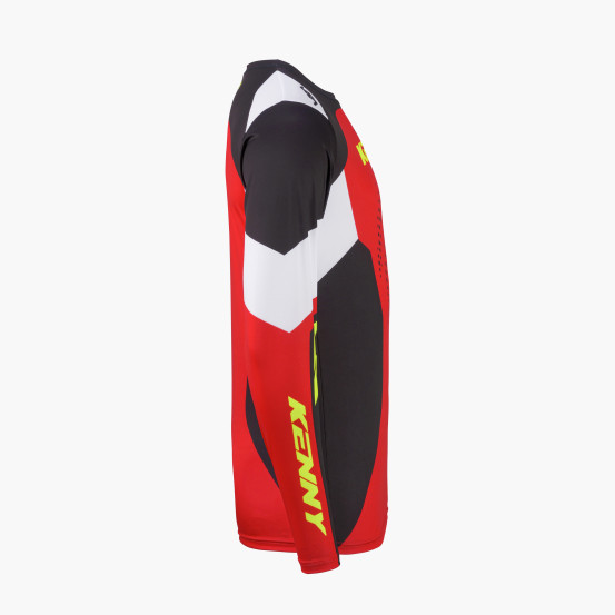 Maillot cross Kenny 2027 Track - Focus Red Neon