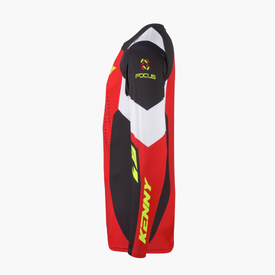 Maillot cross Kenny 2027 Track - Focus Red Neon