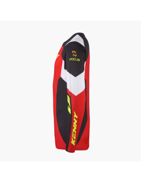 Maillot cross Kenny 2027 Track - Focus Red Neon