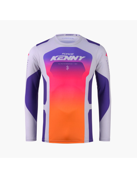 Maillot cross Kenny 2027 Force - Race Grey
