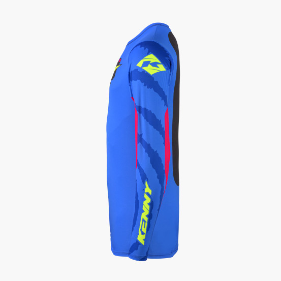 Maillot cross Kenny 2027 Force - Spiral Blue