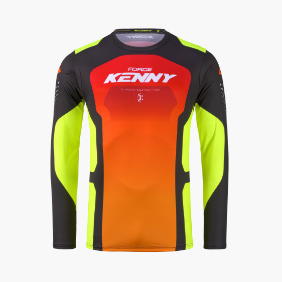 Maillot cross Kenny 2027 Force - Race Red Neon Yellow