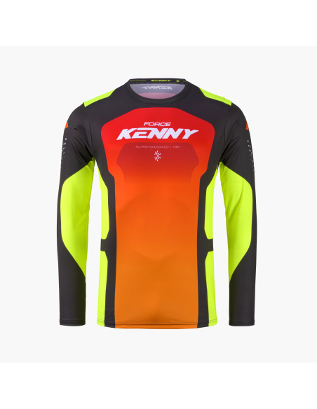 Maillot cross Kenny 2027 Force - Race Red Neon Yellow