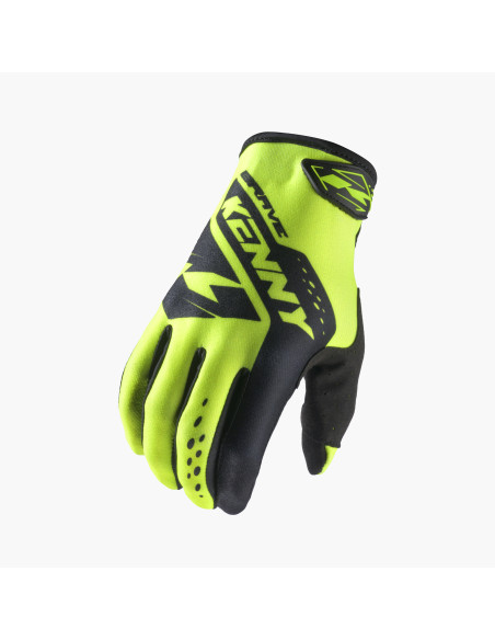 Gants cross Kenny 2027 Brave - Neon Yellow