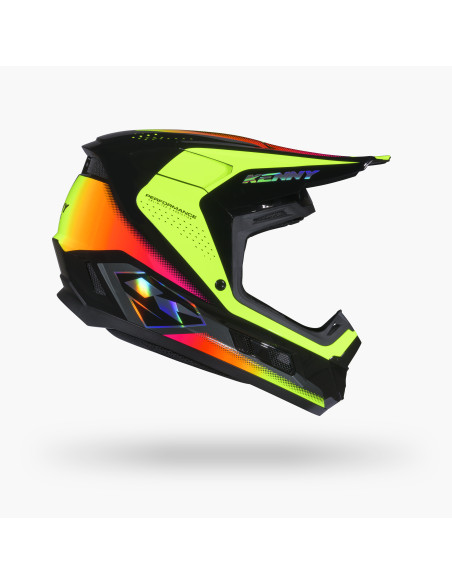 Casque cross enfant Kenny 2027 Performance Graphic - Racing Neon Yellow