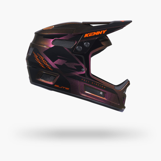 Casque enfant BMX Kenny 2027 Elite Graphic Plus - Orange Chameleon