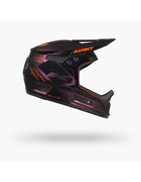 Casque enfant BMX Kenny 2027 Elite Graphic Plus - Orange Chameleon