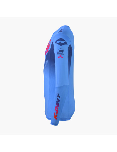 Maillot cross enfant Kenny 2027 Performance - Comics Blue