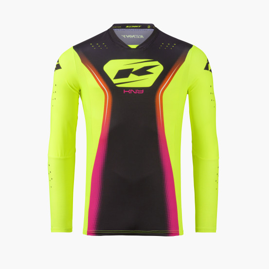 Maillot cross enfant Kenny 2027 Performance - Solid Neon Yellow