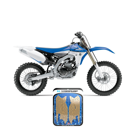 Grip adhésif de réservoir + plastiques STOMPGRIP 3D - YAMAHA 450 YZ-F 2010-13