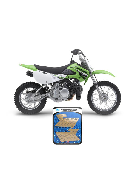 Grip adhésif de réservoir + plastiques STOMPGRIP 3D - KAWASAKI 110 KLX 2002-09 / 65 KX 2000-23 / SUZUKI 65 RM 2003-04