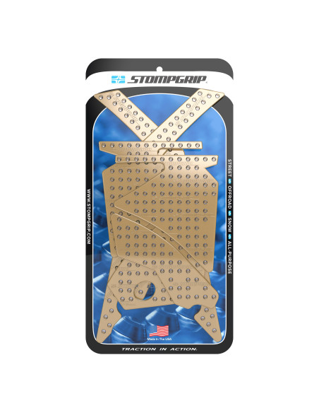 Grip adhésif de réservoir + plastiques STOMPGRIP 3D - KAWASAKI 250 KX-F 2013-16 / 450 KX-F 2012-15