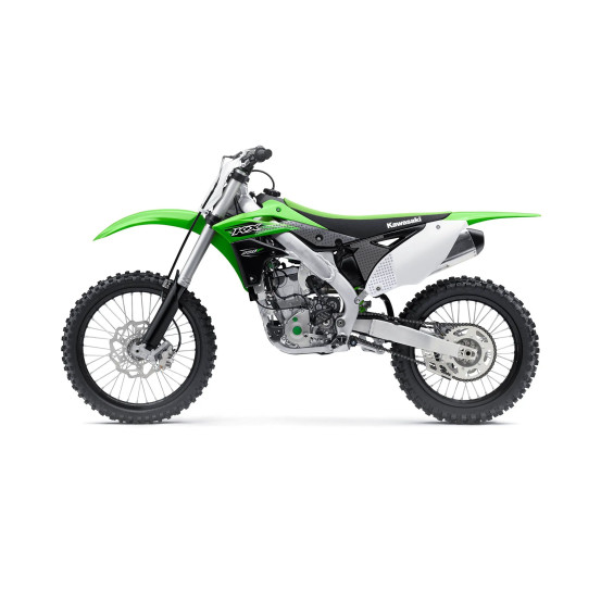 Grip adhésif de réservoir + plastiques STOMPGRIP 3D - KAWASAKI 250 KX-F 2013-16 / 450 KX-F 2012-15