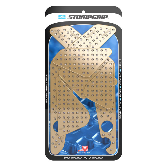 Grip adhésif de réservoir + plastiques STOMPGRIP 3D - KAWASAKI 450 KLX R 2008-09