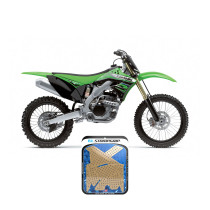 Grip adhésif de réservoir + plastiques STOMPGRIP 3D - KAWASAKI 250 KX-F 2009-12 / 450 KX-F 2009-11 2