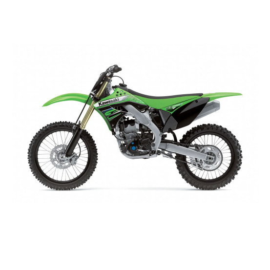 Grip adhésif de réservoir + plastiques STOMPGRIP 3D - KAWASAKI 250 KX-F 2009-12 / 450 KX-F 2009-11
