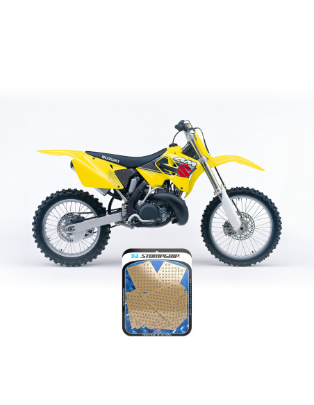 Grip adhésif de réservoir + plastiques STOMPGRIP 3D - SUZUKI 125 RM 2001-02