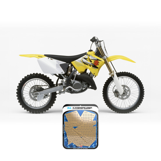 Grip adhésif de réservoir + plastiques STOMPGRIP 3D - SUZUKI 125 RM 2004-08 / 250 RM 2003-08