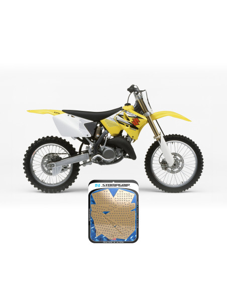 Grip adhésif de réservoir + plastiques STOMPGRIP 3D - SUZUKI 125 RM 2004-08 / 250 RM 2003-08