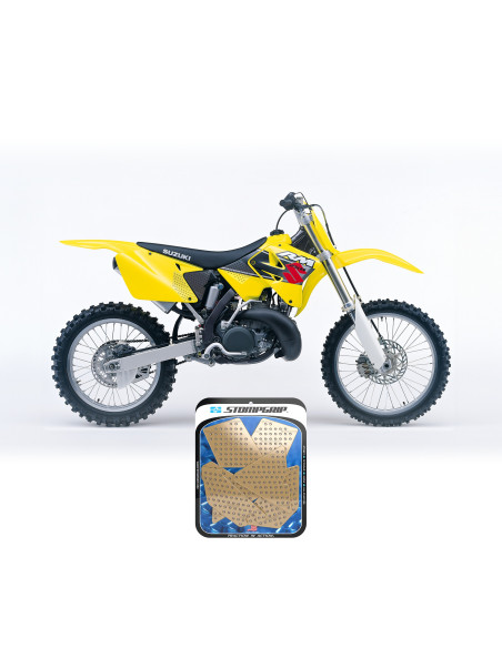 Grip adhésif de réservoir + plastiques STOMPGRIP 3D - SUZUKI 250 RM 2001-02
