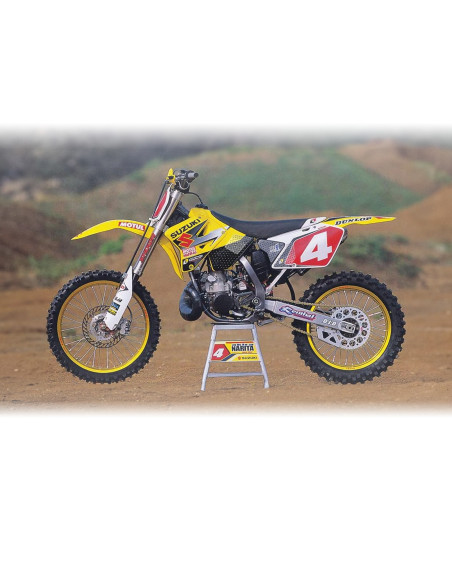 Grip adhésif de réservoir + plastiques STOMPGRIP 3D - SUZUKI 250 RM 2001-02