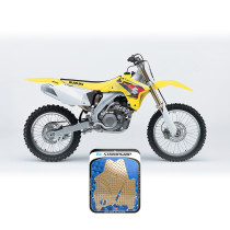 Grip adhésif de réservoir + plastiques STOMPGRIP 3D - SUZUKI 450 RM-Z 2005-06 2