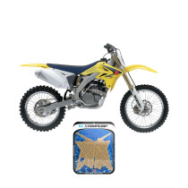 Grip adhésif de réservoir + plastiques STOMPGRIP 3D - SUZUKI 250 RM-Z 2007-09 2