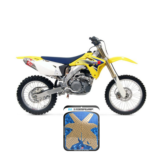 Grip adhésif de réservoir + plastiques STOMPGRIP 3D - SUZUKI 450 RM-Z 2007