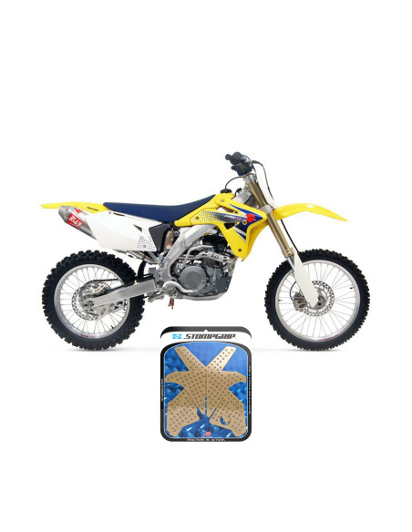 Grip adhésif de réservoir + plastiques STOMPGRIP 3D - SUZUKI 450 RM-Z 2007